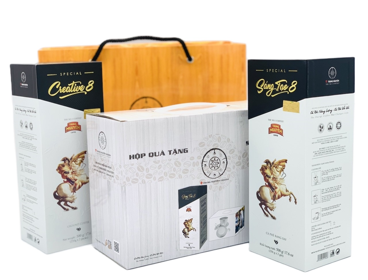 Hộp Quà Cà phê  sáng tạo 8 Trung Nguyên( 1Kg)