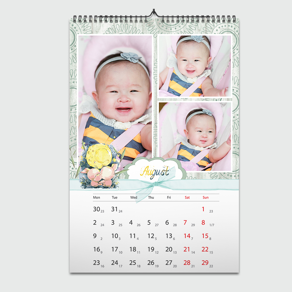 Lịch Treo Tường 13 Tờ size 30x45cm, in ảnh cá nhân hóa, trang trí nhà cửa, chào mừng năm 2025