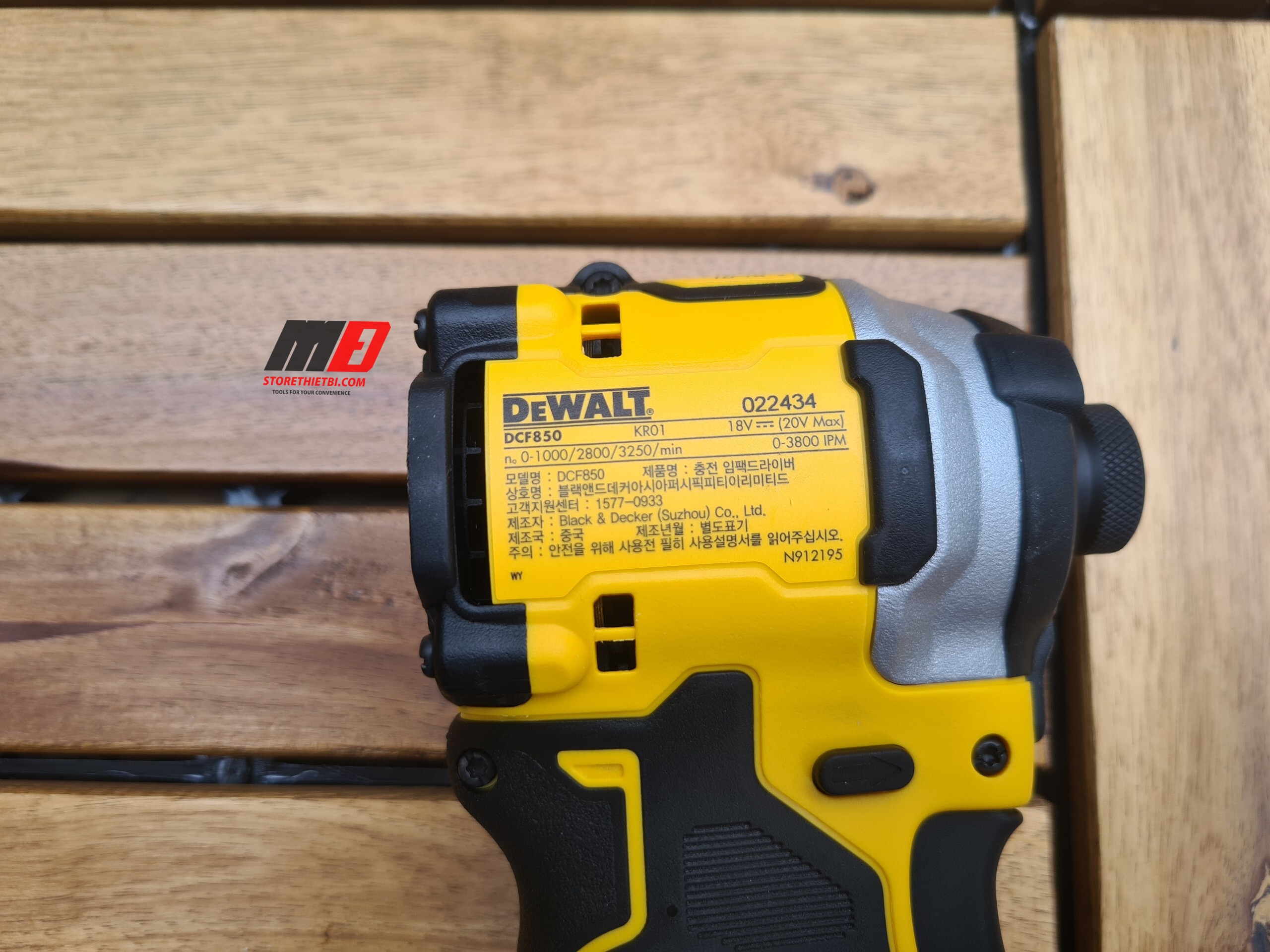 DCF850N Thân máy siết vít dùng pin Dewalt (Chính hãng BH 3 năm)