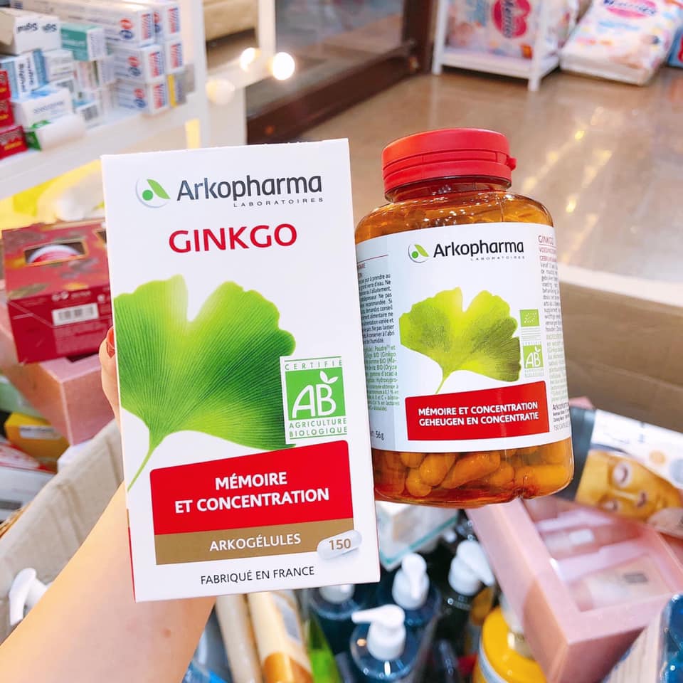 GINKGO ARKOPHARMA 150 viên bổ não- Có Bill