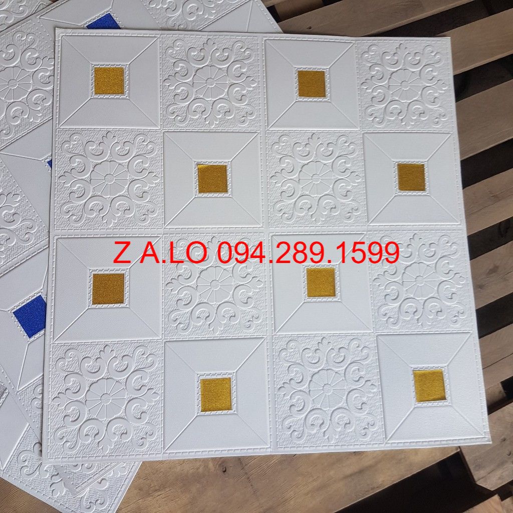 20 Miếng xốp dán tường 3D 70x70cm giả da đính nhũ kim tuyến lấp lánh đẹp mắt. Tấm mút xốp dán tường  giả gạch đẹp trang trí nhà phòng khách phòng ngủ