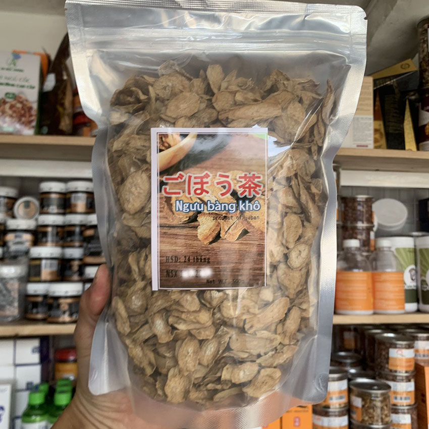 Củ Ngưu Báng Khô Nhật túi 500g