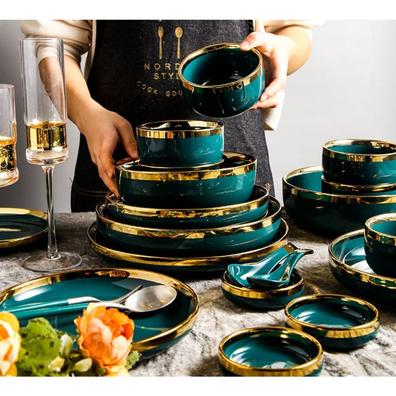 chén cơm sứ. chén ăn cơm. bát ăn cơm. bát con đủ màu. chén sứ phong cách bắc âu.