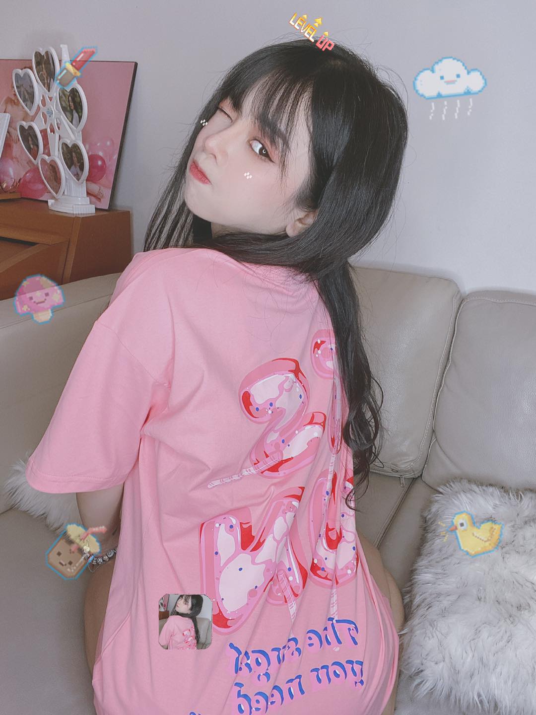 Áo thun TSUN Candy Tee-Pink unisex nam nữ