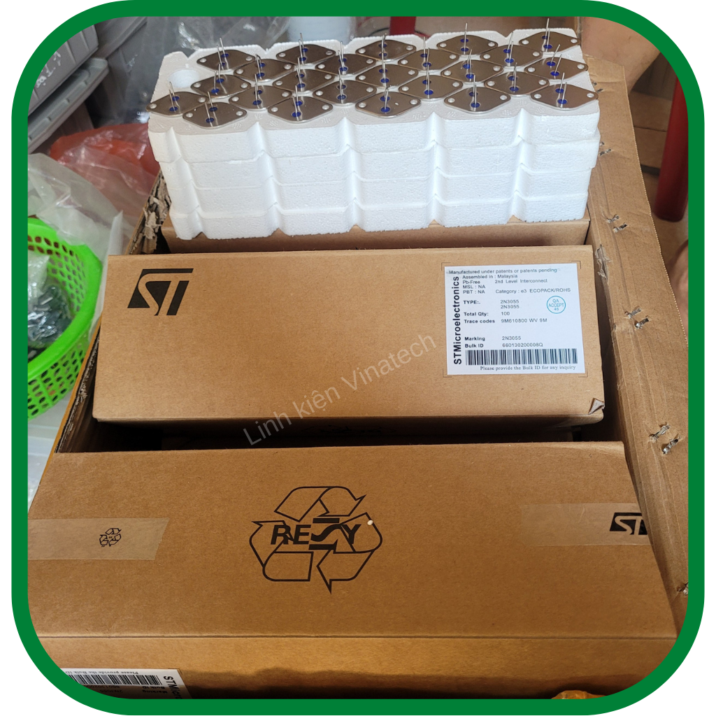2n3055 transistor Sò sắt 2n3055 malaysia hàng mới chữ lì