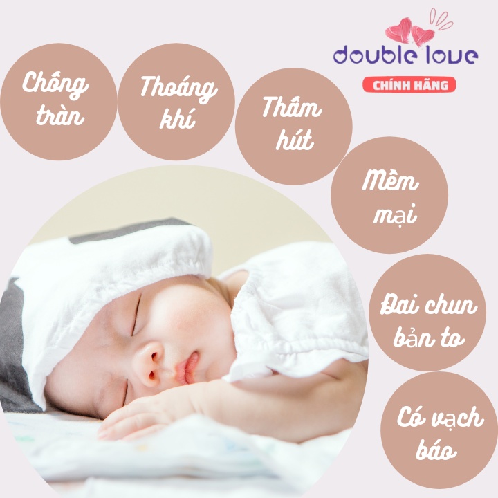 Combo 3 bịch bỉm dán Double Love đủ size S/M/L/XL