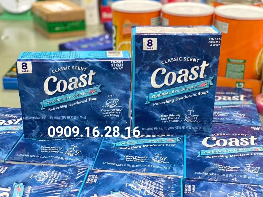 [ chính hãng ] COMBO 3 CỤC XÀ PHÒNG COAST MỸ