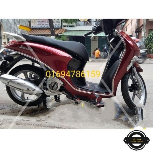 ốp quạt gió mạ crom xe Yamaha JANUS
