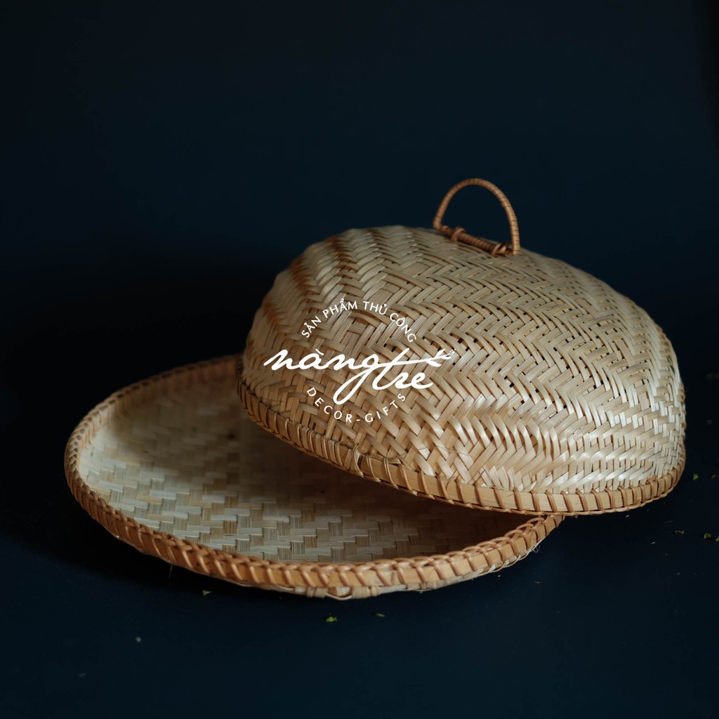 [HCM]Lồng bàn mây tre đan - Trang trí decor