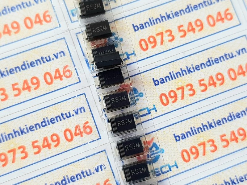 Fr207, rs2m diode 2a/1000v sma
