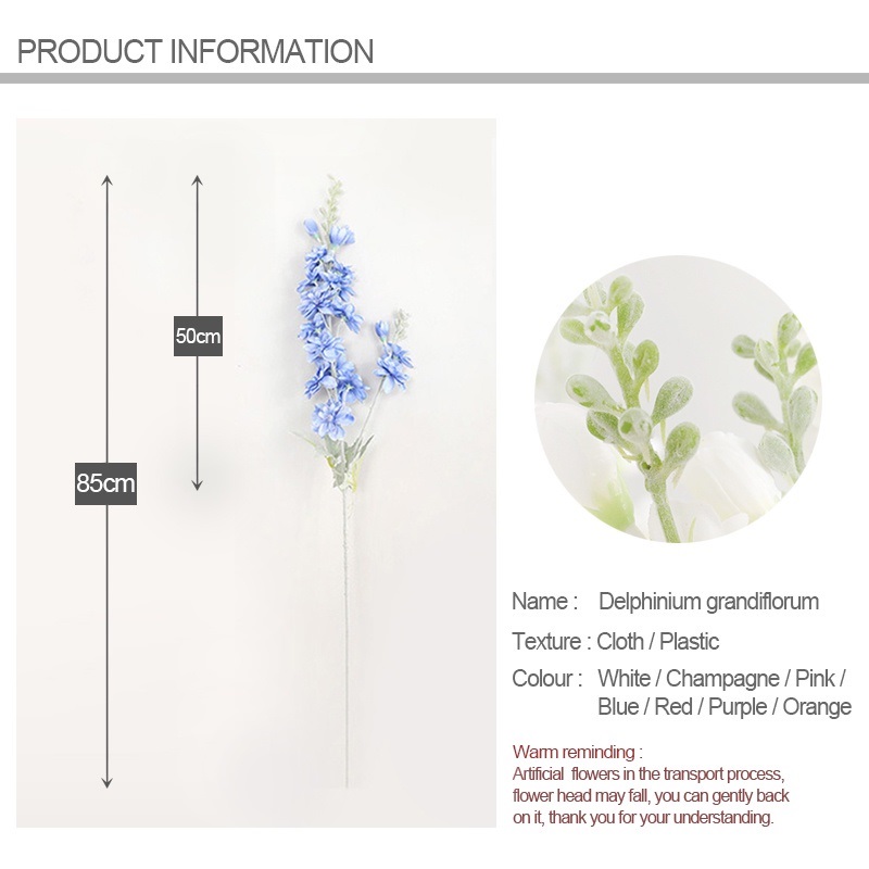 Cành Hoa Phi Yến Lụa Cao cấp, Hoa Phi Yến Giả 015