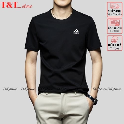 Áo thun nam , áo thun lạnh nam thể thao cổ tròn cộc tay co giãn thông hơi thoáng mát  năng động & thanh lịch T&T_store08