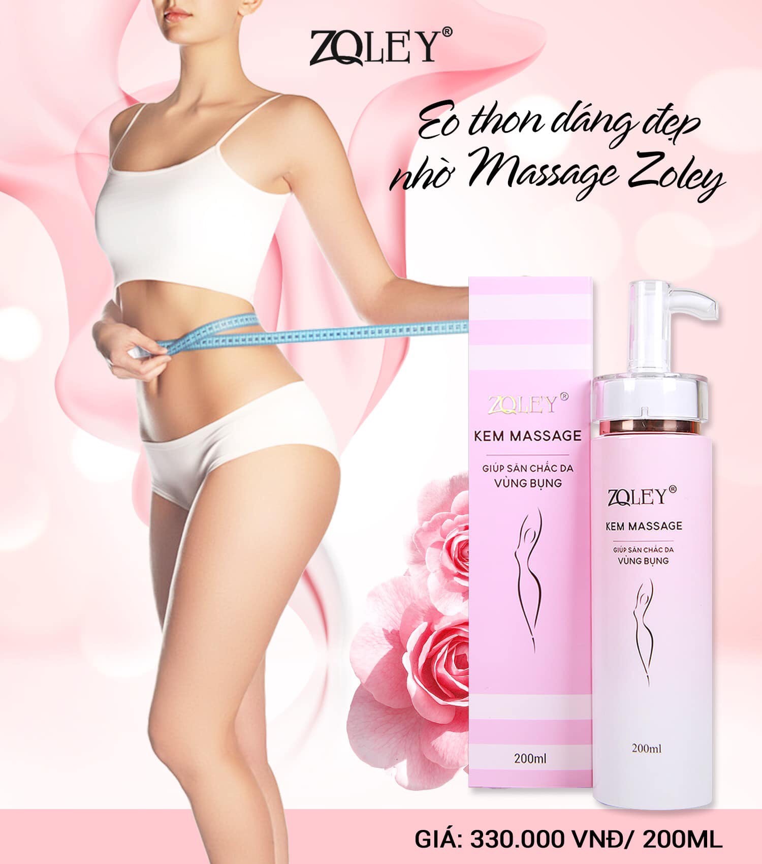 Kem Massage Tan Mỡ Zoley 200ml