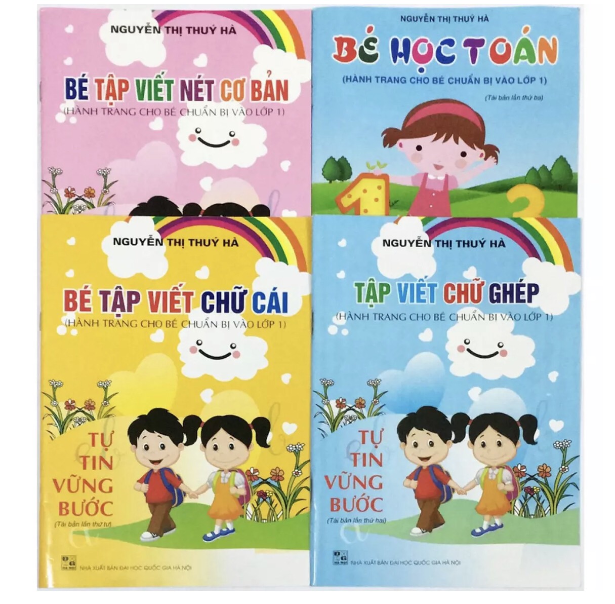 Sách - combo bé tập viết và bé học toán