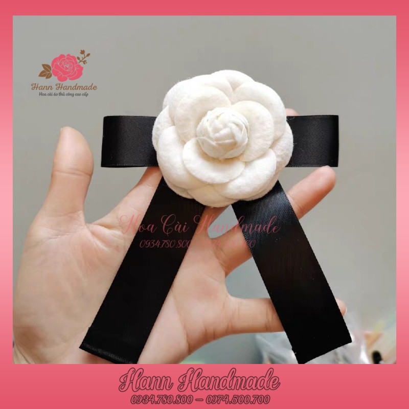 Nơ Cài Áo Cao Cấp Phối Nơ Cao Cấp [HANN HANDMADE - Hoa cài áo, phụ kiện thời trang sỉ]