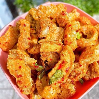Tóp Mỡ Sấy Lá Chanh -  100g
