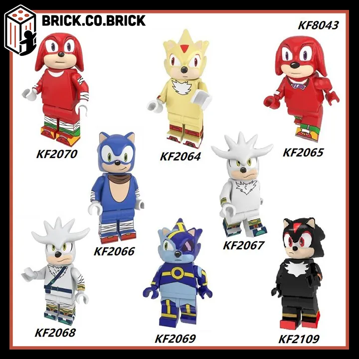 Đồ Chơi Lắp Ráp Xếp Hình Mô Hình  Và Minifigure Nhân Vật Sonic The Hedgehog KF8043