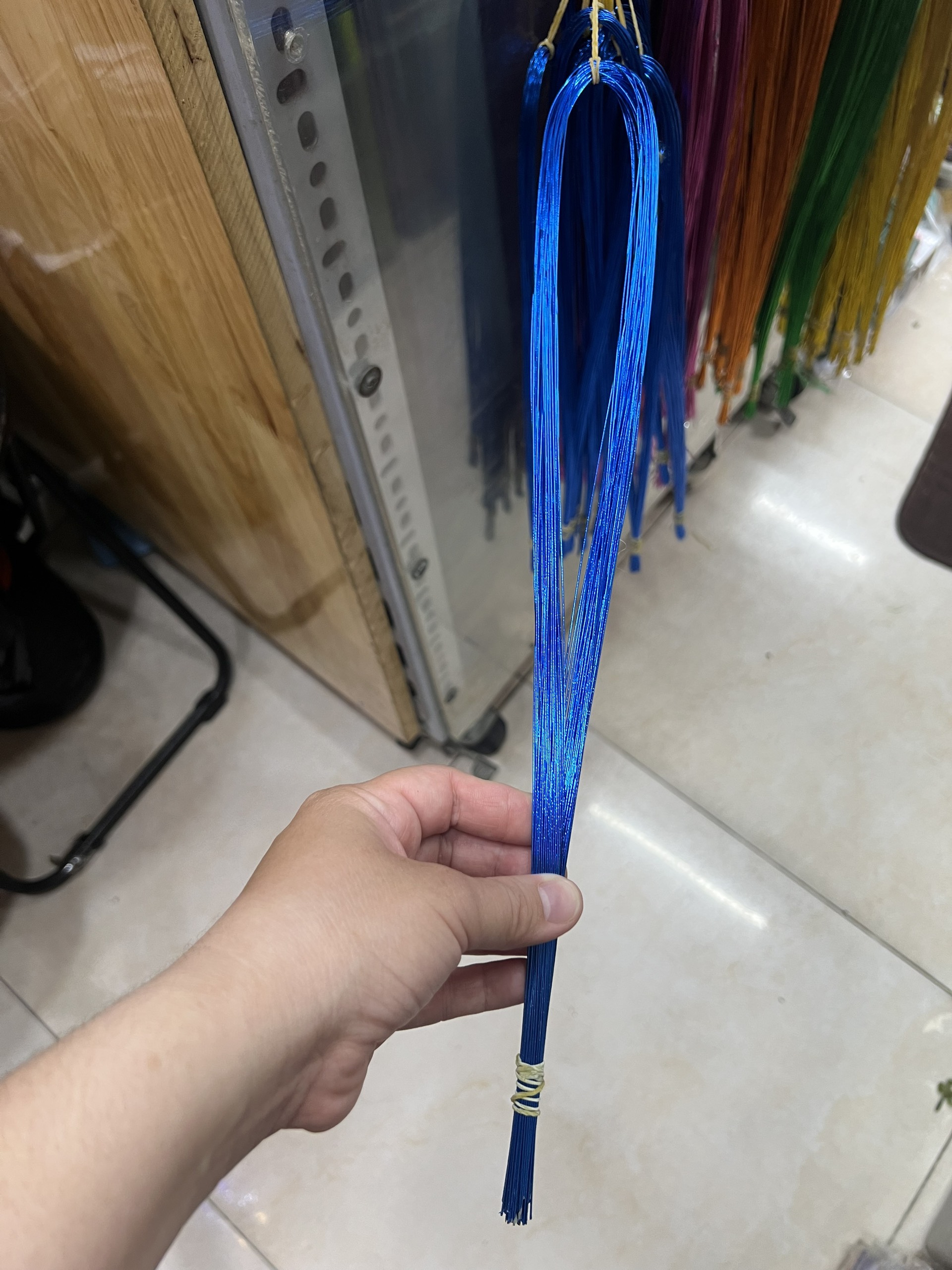 Kẽm xi làm hoa , kẽm kim tuyến