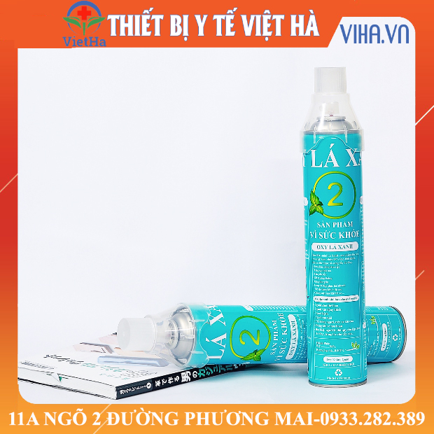 Bình Oxy Cầm Tay Lá Xanh cung cấp Oxy tinh khiết 98%