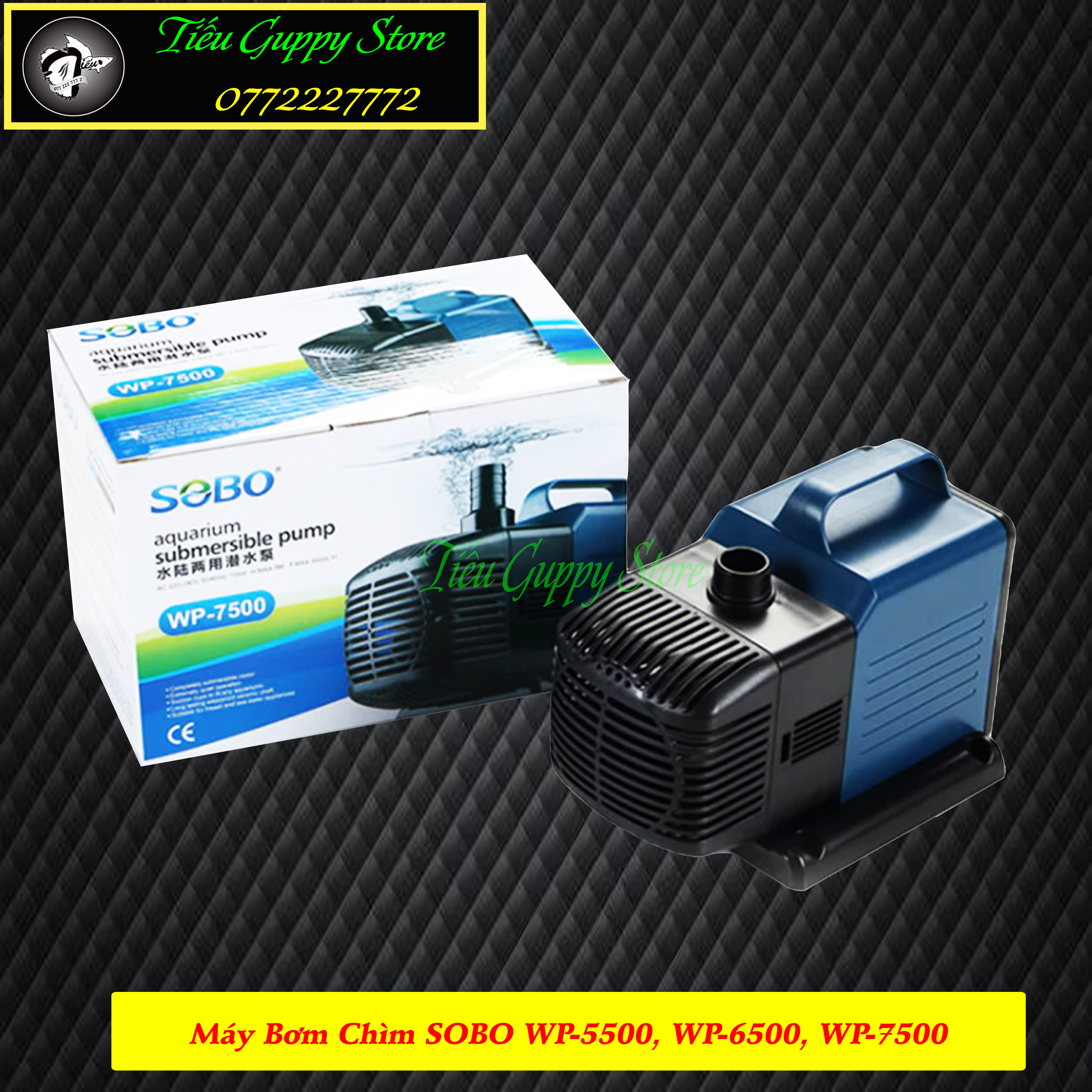 Máy bơm chìm sobo wp-5500, wp-6500, wp-7500