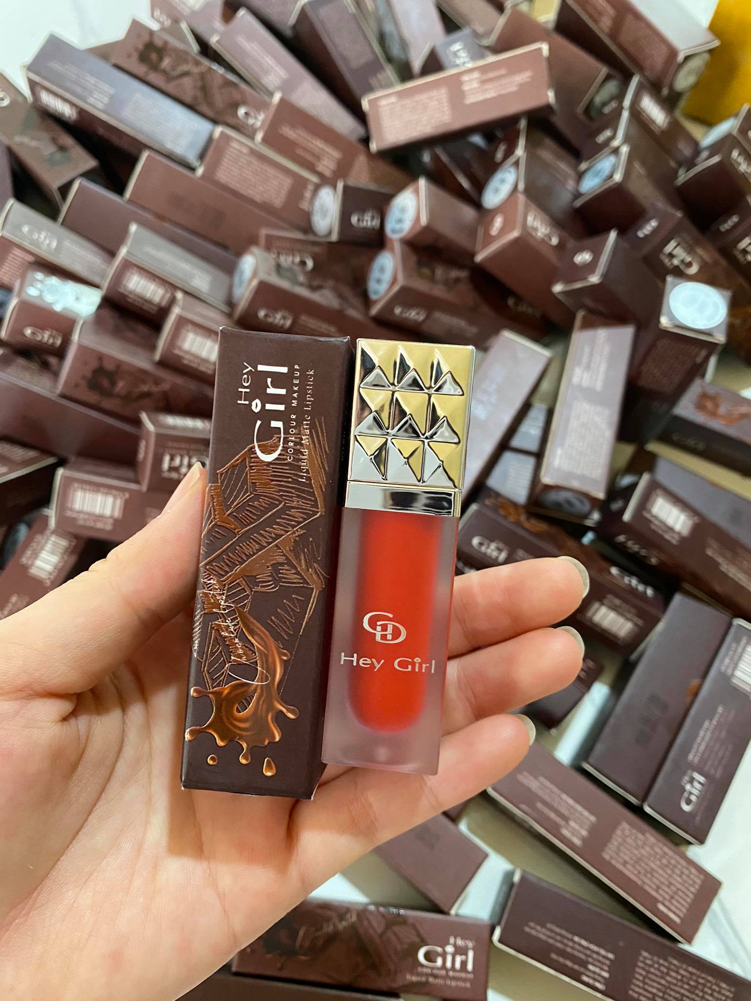 son kem lì màu siêu xinh ( đỏ cam, cam cháy, ruby)
