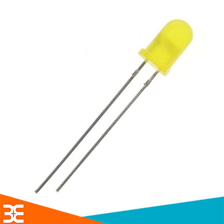 Gói 100 con led phủ màu 5mm - vàng