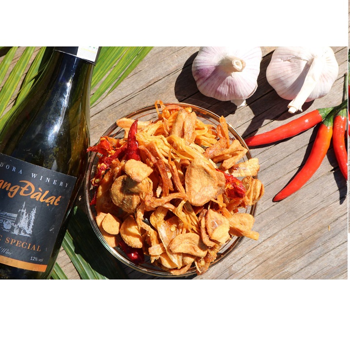 250G KHÔ GÀ BƠ TỎI