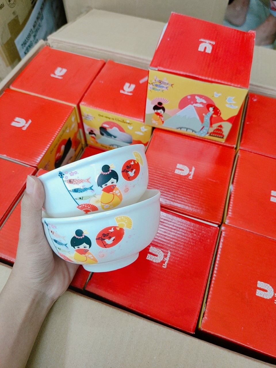 [HCM]Set 2 chén sứ ăn cơm