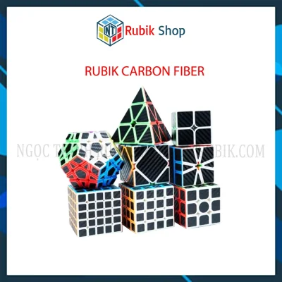 Rubik Carbon MoYu MeiLong 2x2 3x3 4x4 5x5 Pyraminx Megaminx Skewb Square-1 Tam giác 12 mặt