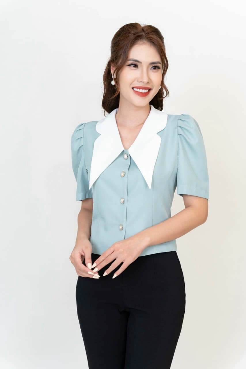 ÁO KIỂU DUYEU DÁNG TT55