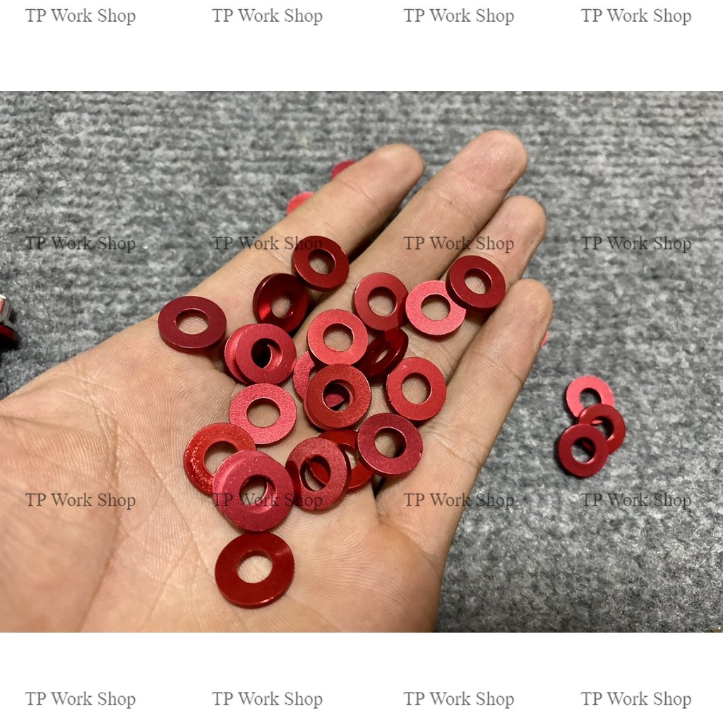 Lông đền nhôm 6ly gắn lốc máy , long đền lóc máy