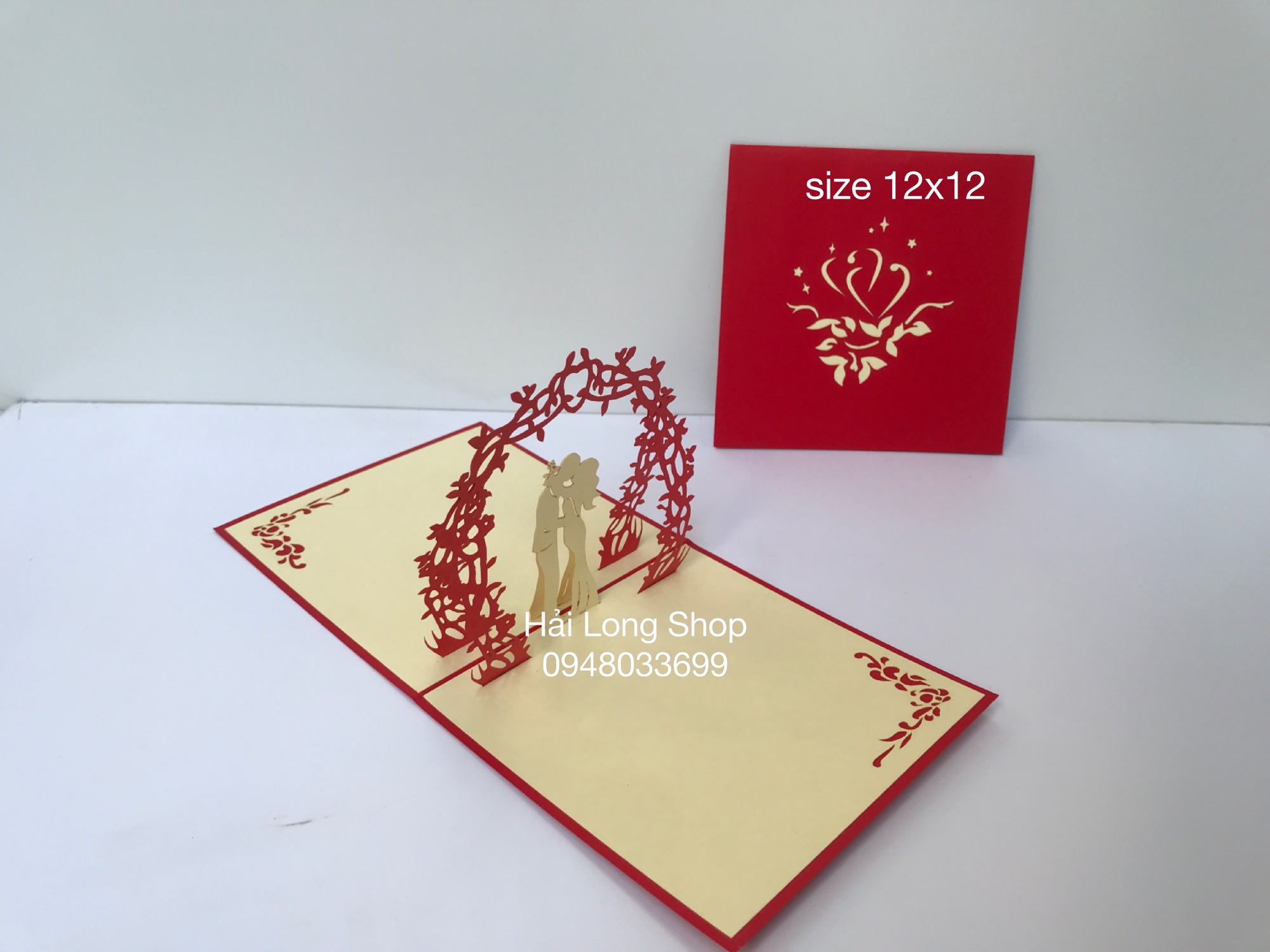 Đám Cưới 14 ( cổng hoa ) - Wedding - Thiệp 3D