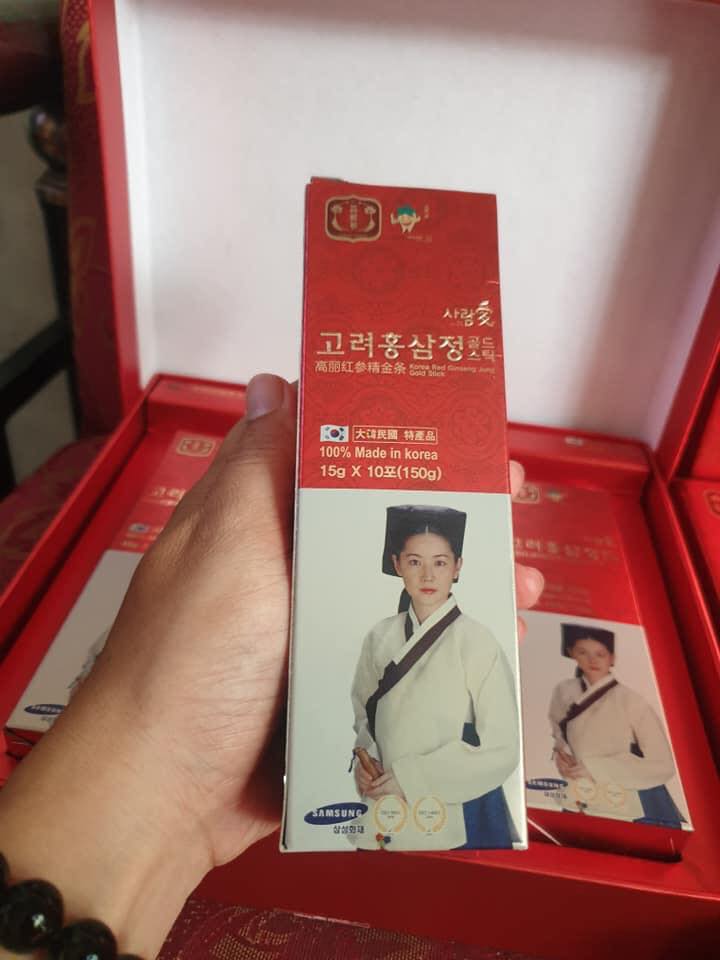 NƯỚC HỒNG SÂM JUNG GOLD STICK HÀN QUỐC 30 GÓI