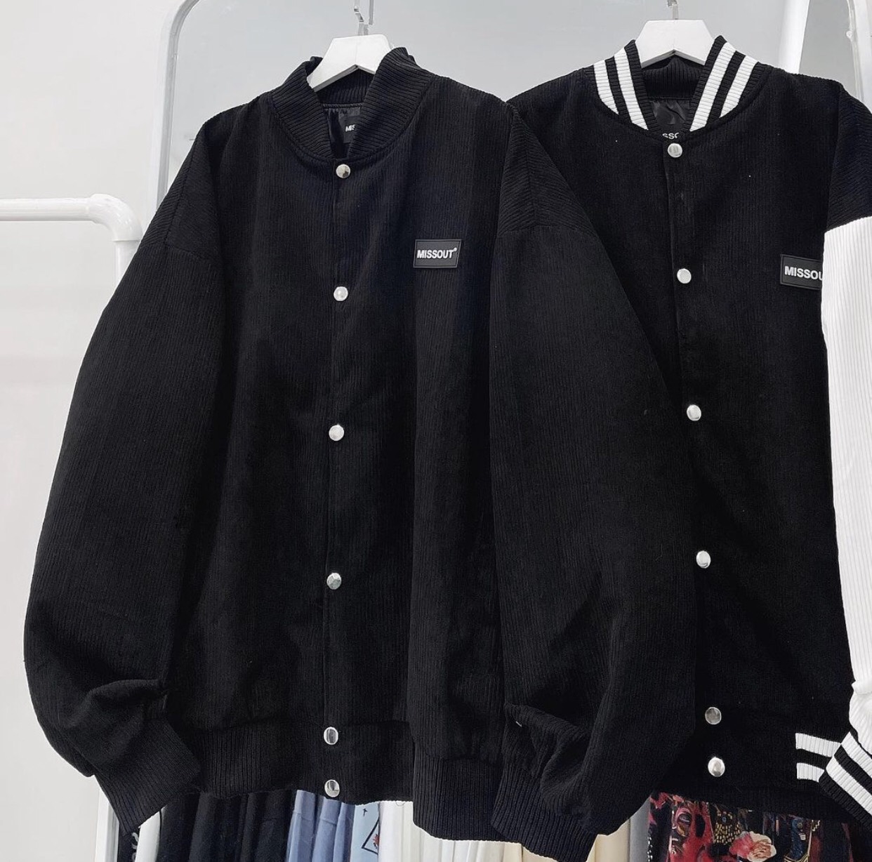 Áo khoác bomber Missout nam nữ