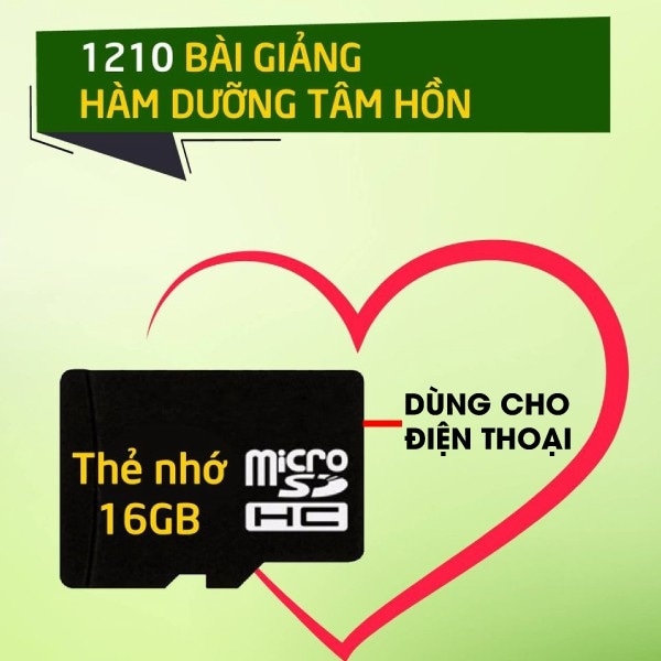Thẻ Nhớ 1210 Bài Pháp Thoại Hàm Dưỡng Tâm Hồn - Đẫ Có Nội Dung