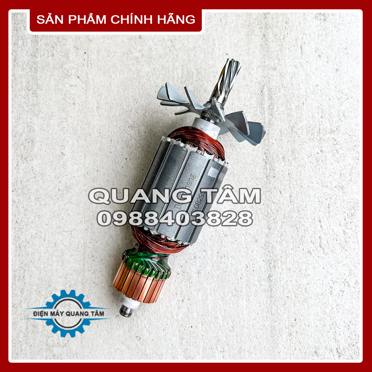 Rotor dongcheng dzz90 7 răng lắp máy khoan rút lõi bê tông dongcheng dzz90 - dzz130 và dca azz90