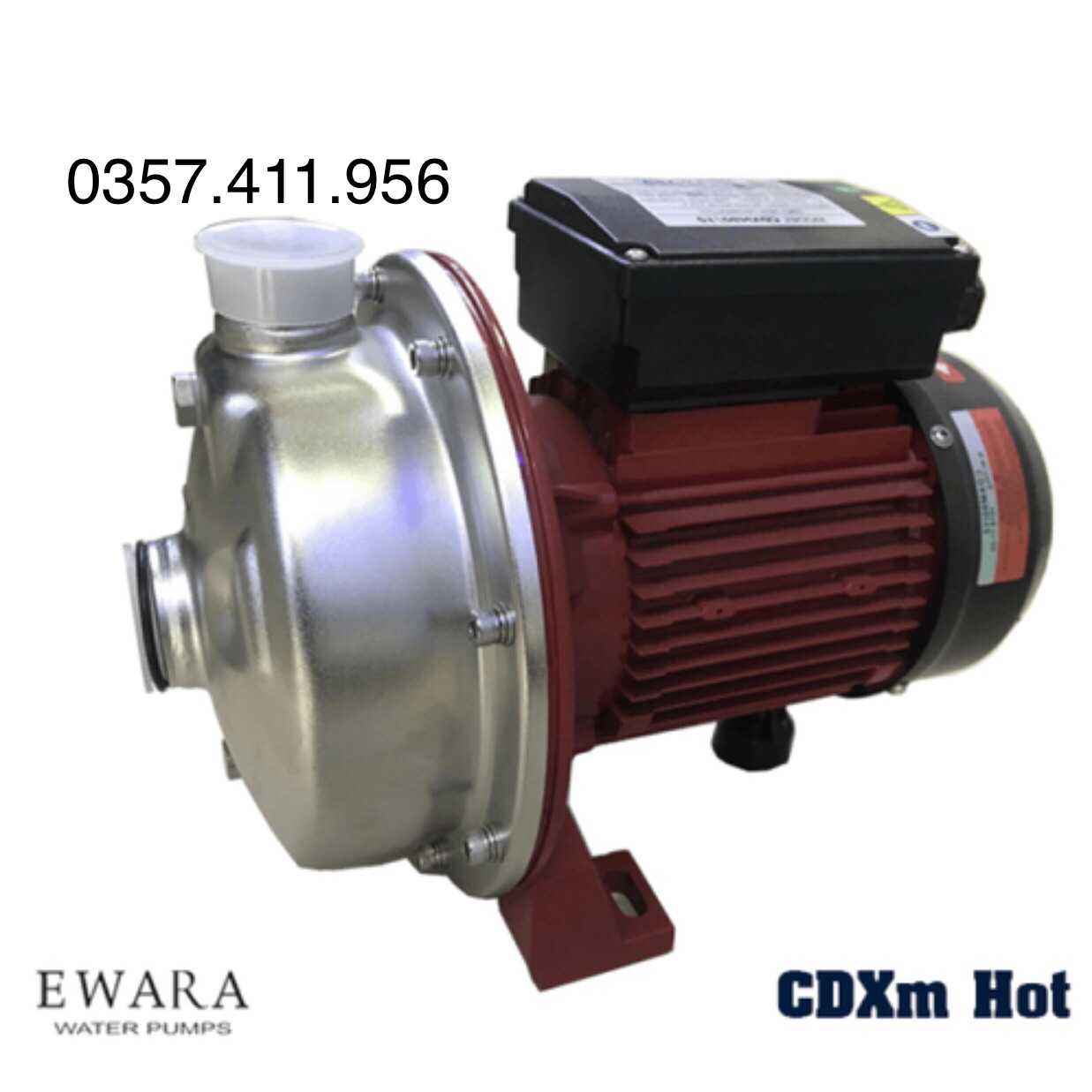 Máy bơm nước nóng EWARA đầu inox CDXM -90/10