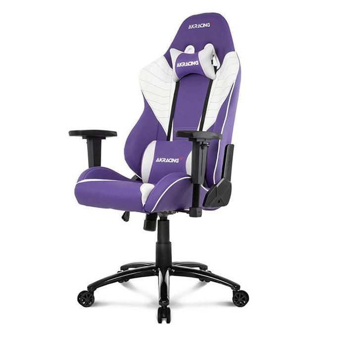 Ghế game AKRacing K702HY White Purple