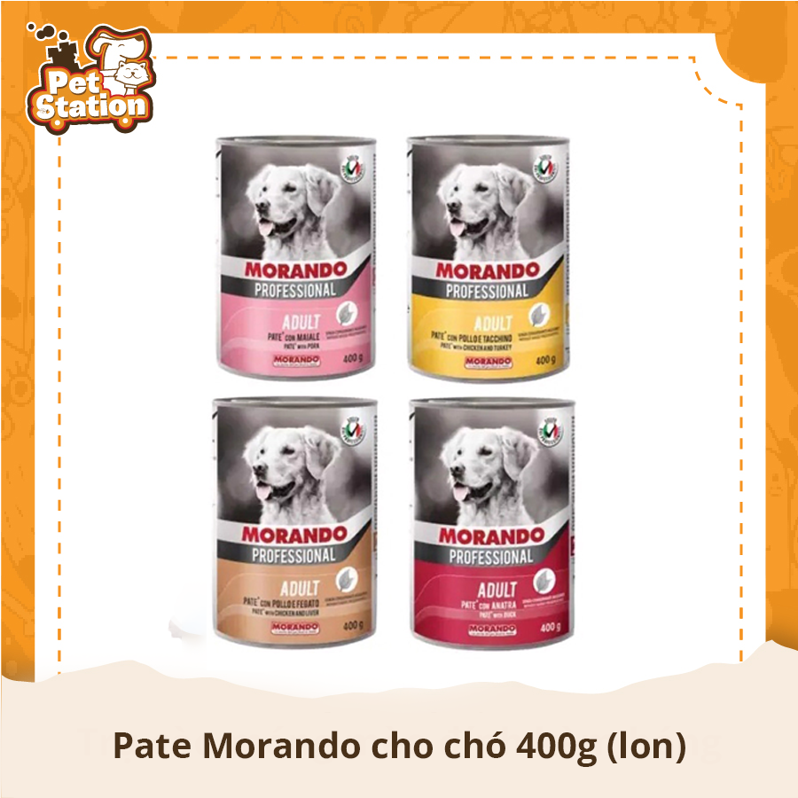 Pate Morando cho chó đủ các vị 400g