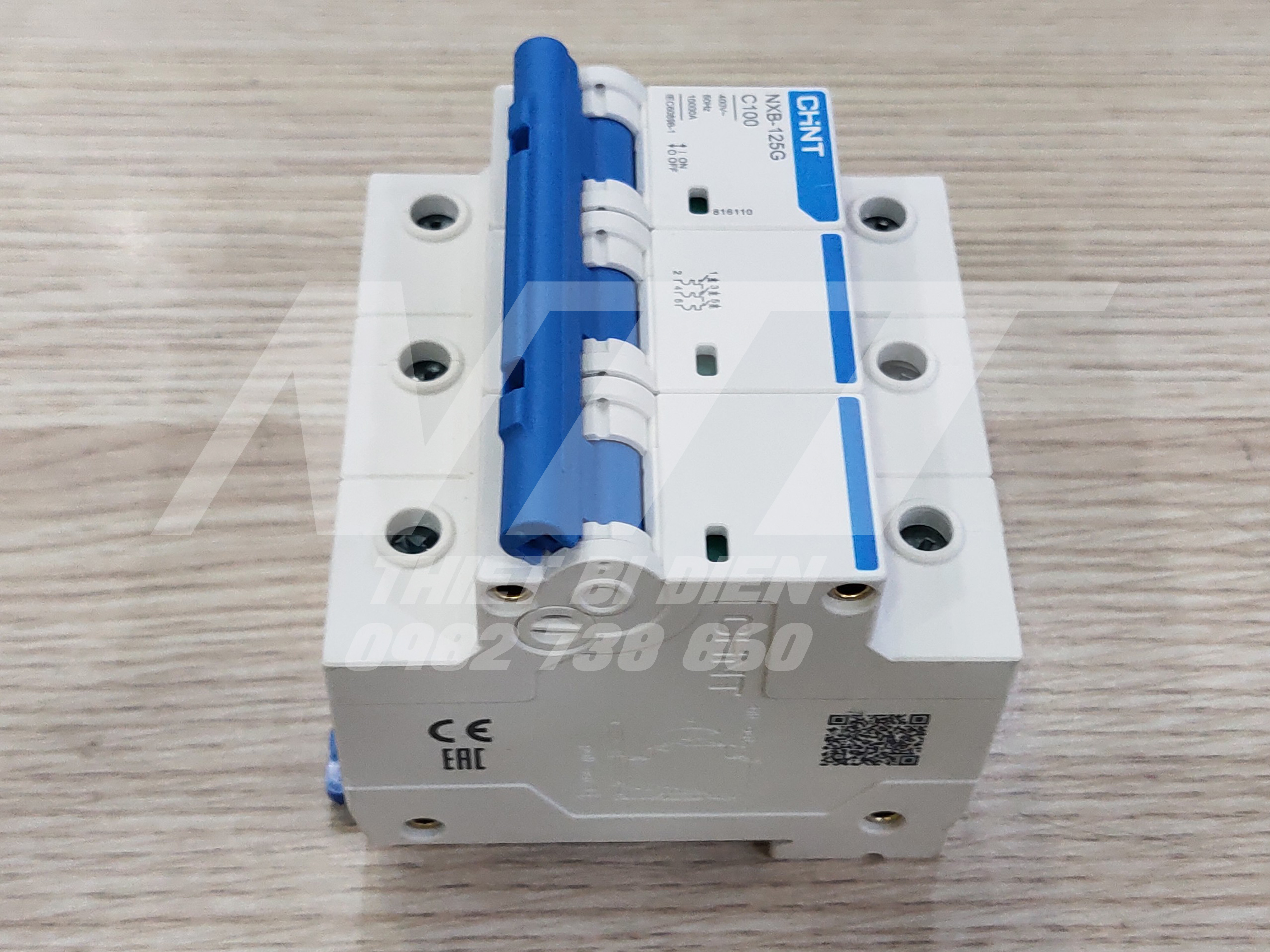 MCB 3 pha 80A~125A NXB-125G Chint