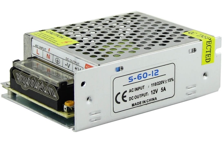 Bộ nguồn tổ ong 12V 5A nguồn camera nguồn đèn Led Power Supply S-60-12