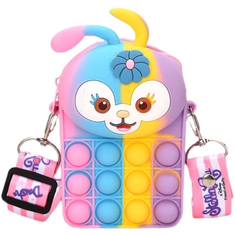 Túi đeo chéo Pop It Galaxy Cầu Vồng nhiều mẫu, có lựa mẫu