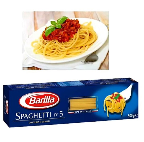 Mì Ý Sợi Số 5 Spaghetti 500gr - Barilla - Nhập Ý