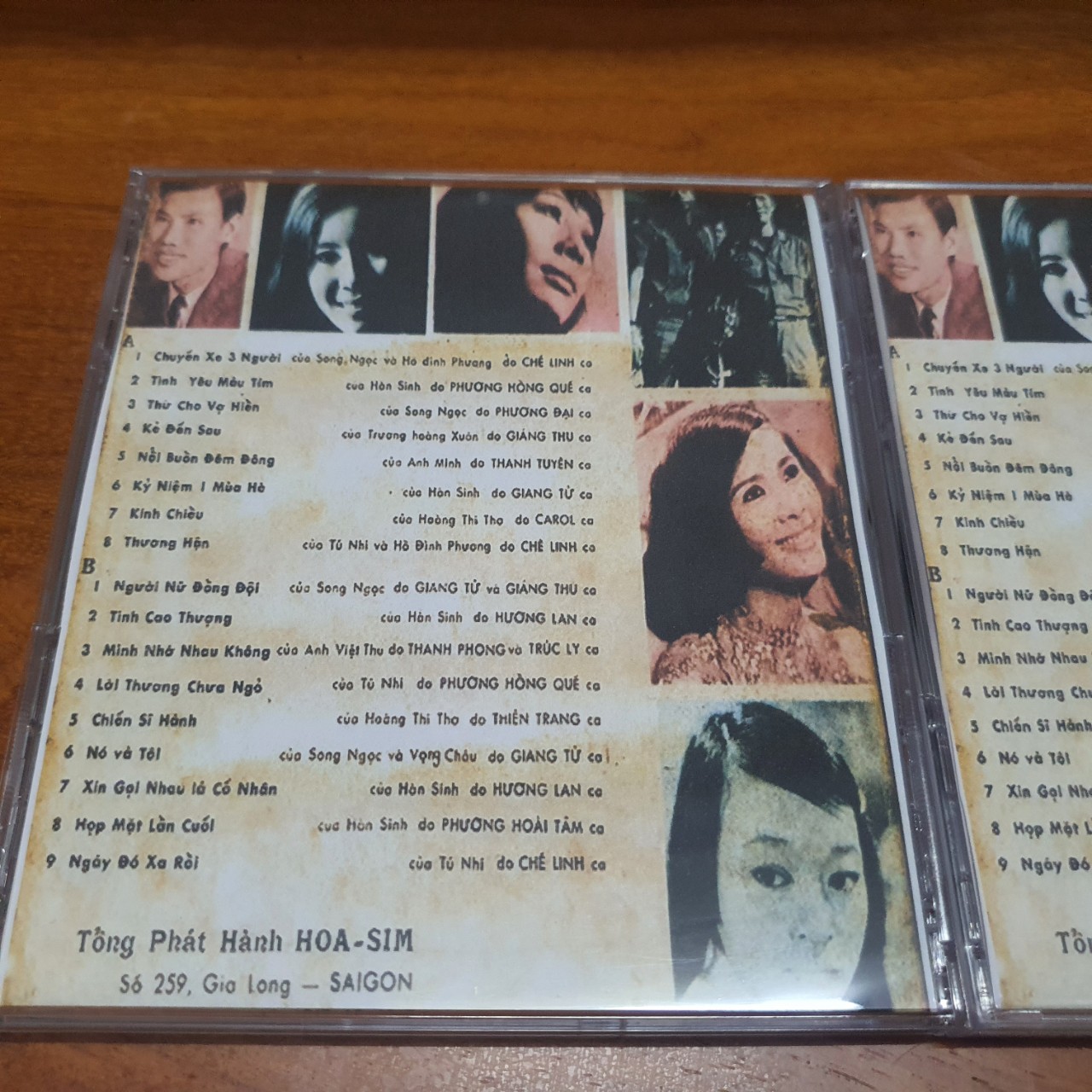 [MD-CD] Bộ 2 Đĩa CD Song Ngoc 6 - Tình ca 20 (thu âm trước 75)
