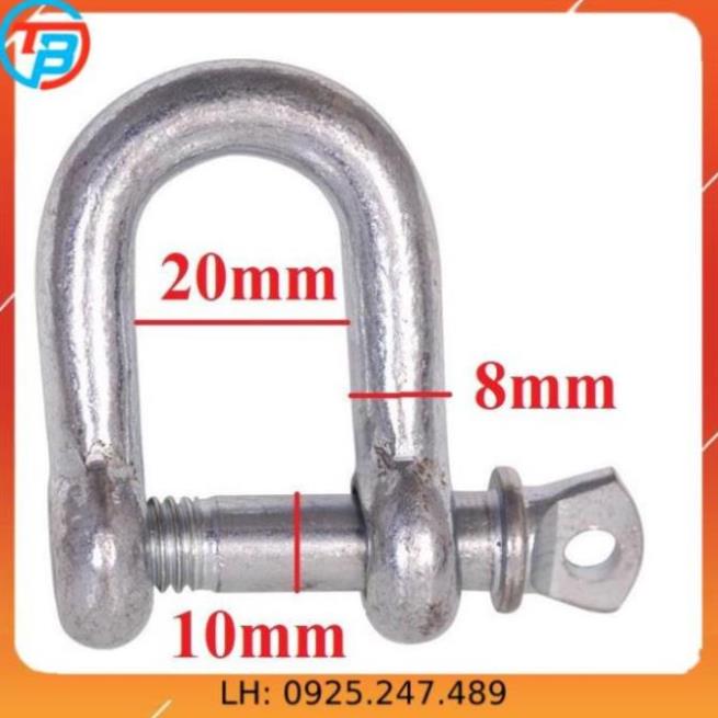 Ma ní chữ U [ Phi 10mm ] CÁP THÉP Thái Bình VinàN