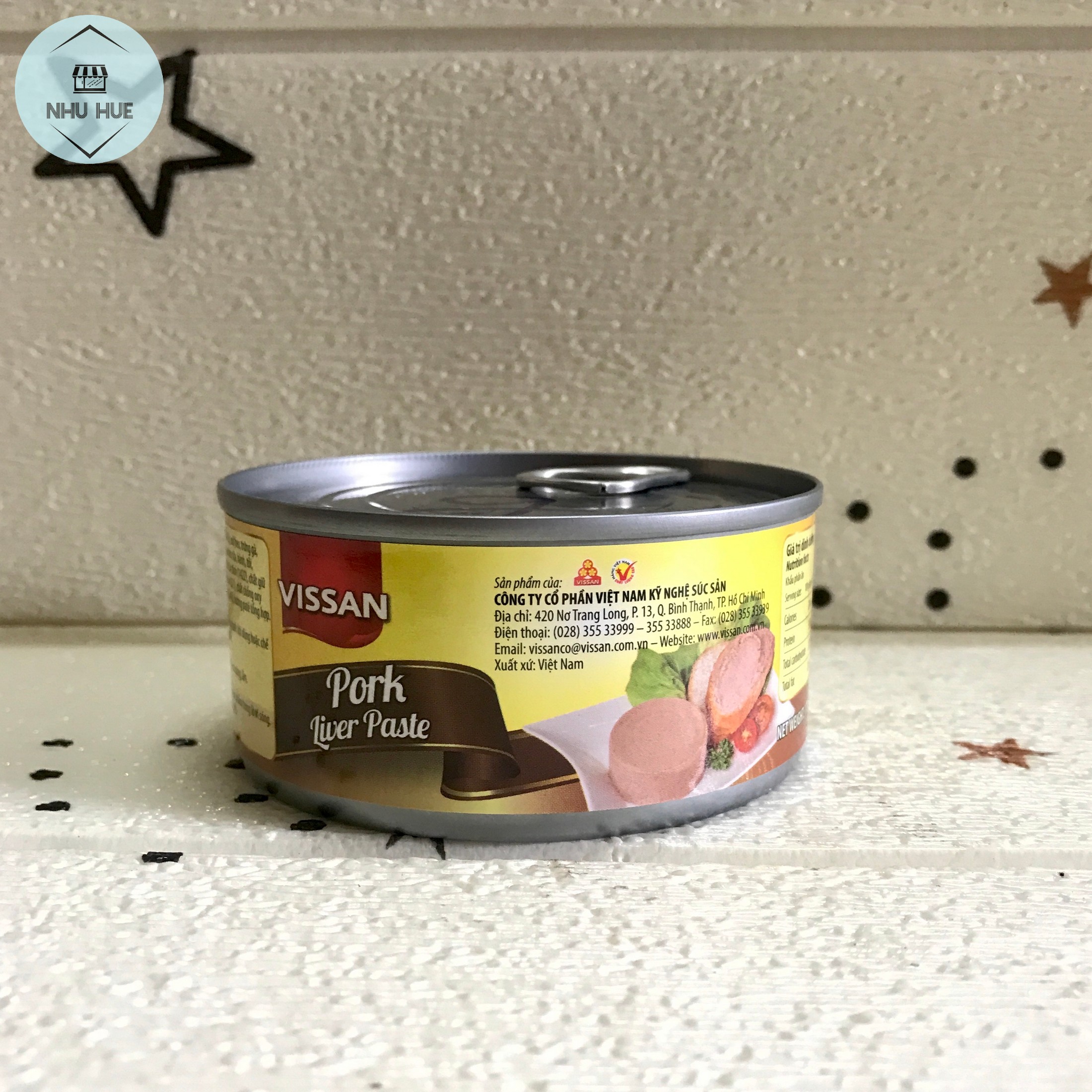 Pate gan heo đóng hộp Vissan (hộp 170g)