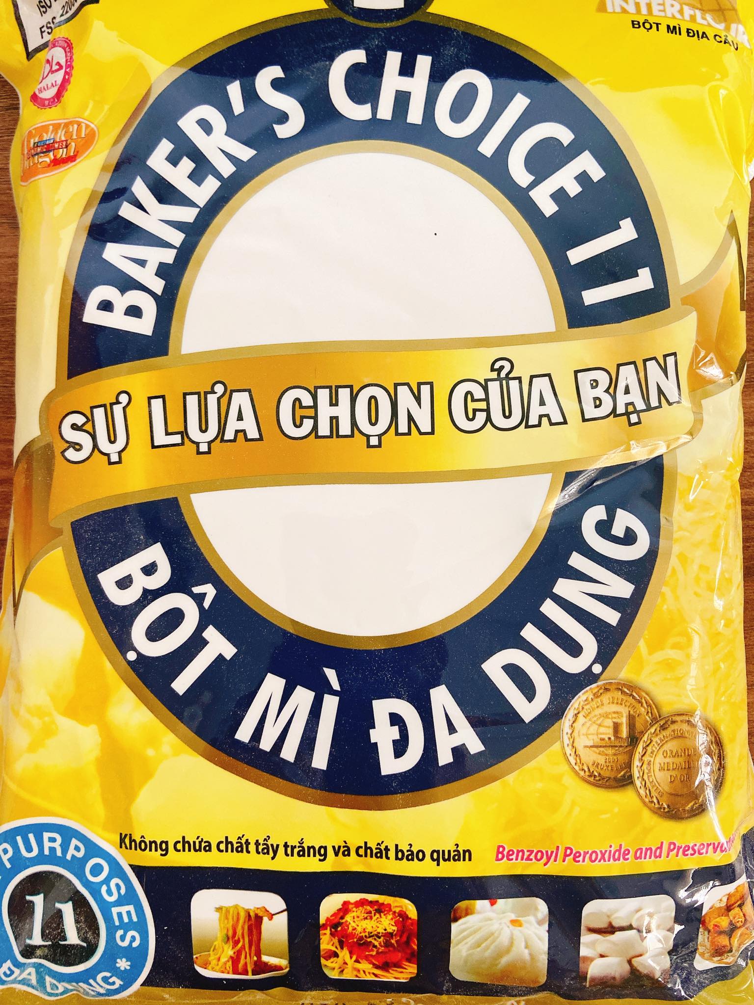 [FREE SHIP 0đ] Bột bánh mì, bột mì Bake’s choice số 11 [LAVA]