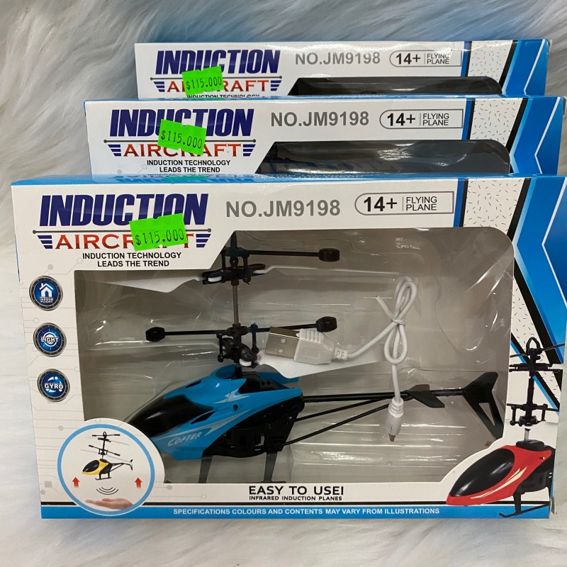 Máy bay trực thăng mini cảm ứng đồ chơi