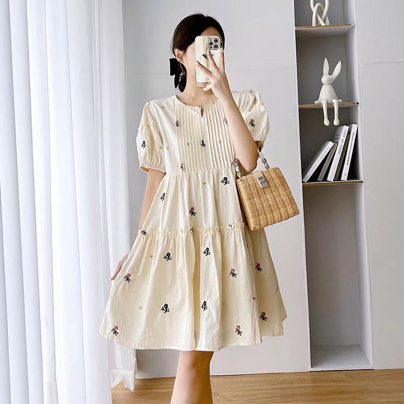 đầm bầu xinh, giá rẻ-váy bầu von
