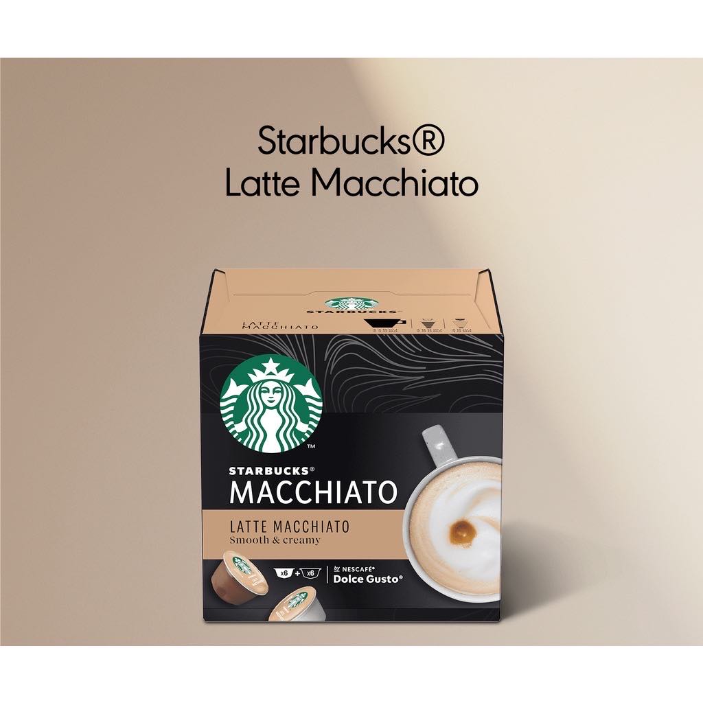 Starbucks® by NESCAFÉ® Dolce Gusto® - PACK 36 Capsules(LATTE-MACCHIATO) DATE 09/2024